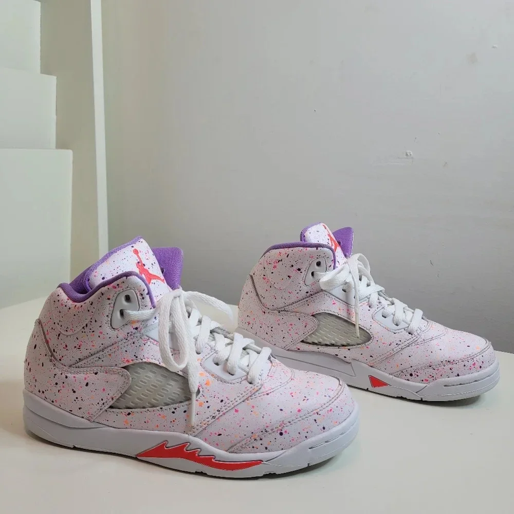 Air Jordan 5 Retro GS 'Easter' Size 2.5 Youth with Box
